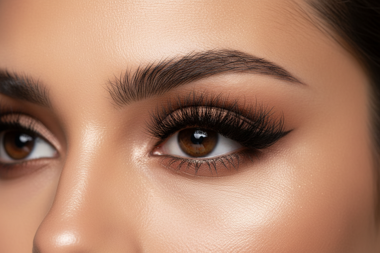 Women's Fashion Dense Mink Hair False Eyelashes