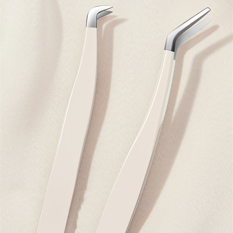 Round Head Jinyu 7-shaped Grafting Eyelash Tweezers
