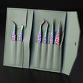 Colorful Stainless Steel Grafting Eyelash Tweezers Full Series Manicure Implement