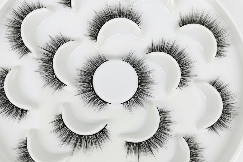 3D Natural Lotus Porcelain False Eyelashes